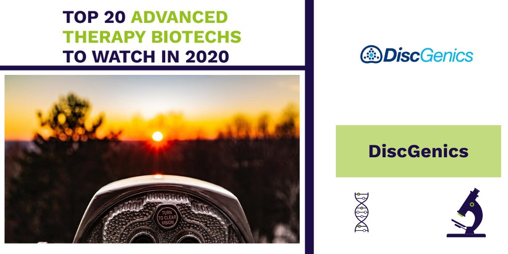 Phacilitate's tweet photo. Today for #Top20Tuesday we are looking at @DiscGenics & their work into lumbar degenerative disc disease. Their company aims are: integrity, accuracy, innovation & teamwork! Read more about their work here: https://t.co/4Fp8vZ28ik
#advancedtherapies #celltherapy #genetherapy https://t.co/UtfMyIqfvD