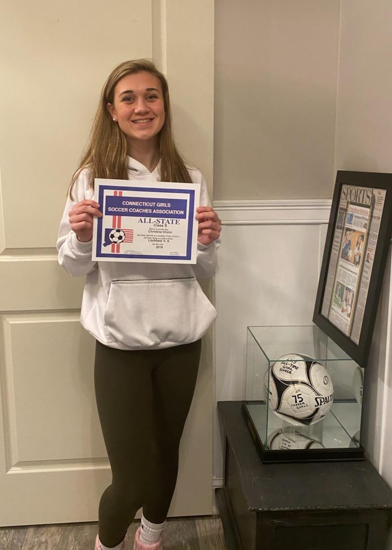 RSD6_LPS_Supt's tweet photo. Congratulations to LHS senior Christina Orsini named to CGSCA Class S All-State. Something positive to start our Tuesday. https://t.co/PDMA41R0qb