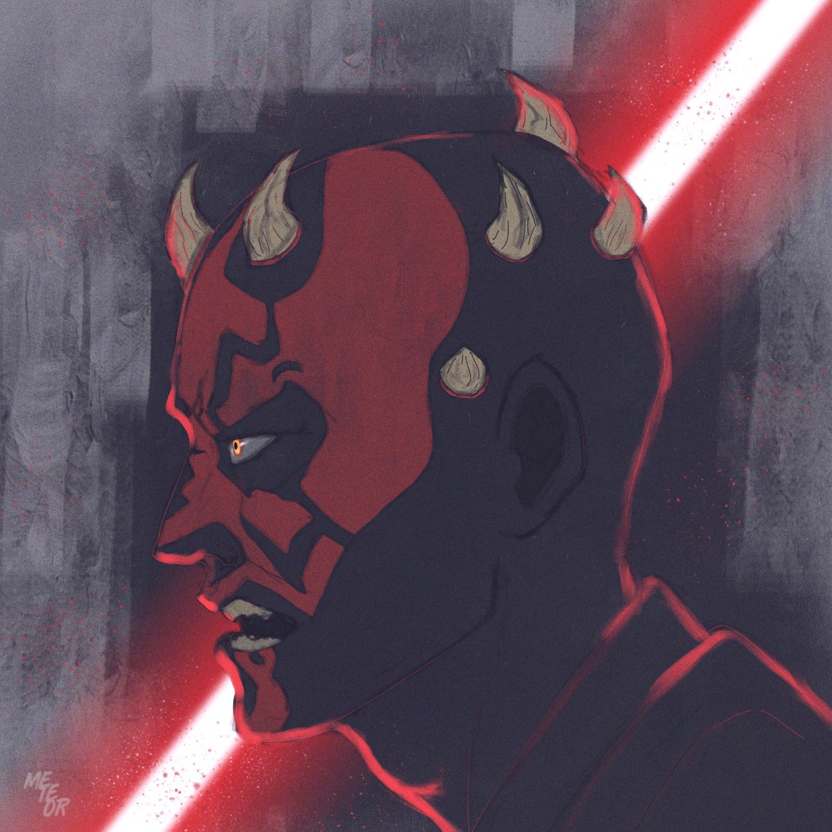 Meteor_boy's tweet photo. I don’t think I ever draw him. One of the coolest design in SW #ThisWeekInFanart #ThisWeekInStarWars https://t.co/CIxlGR93O2