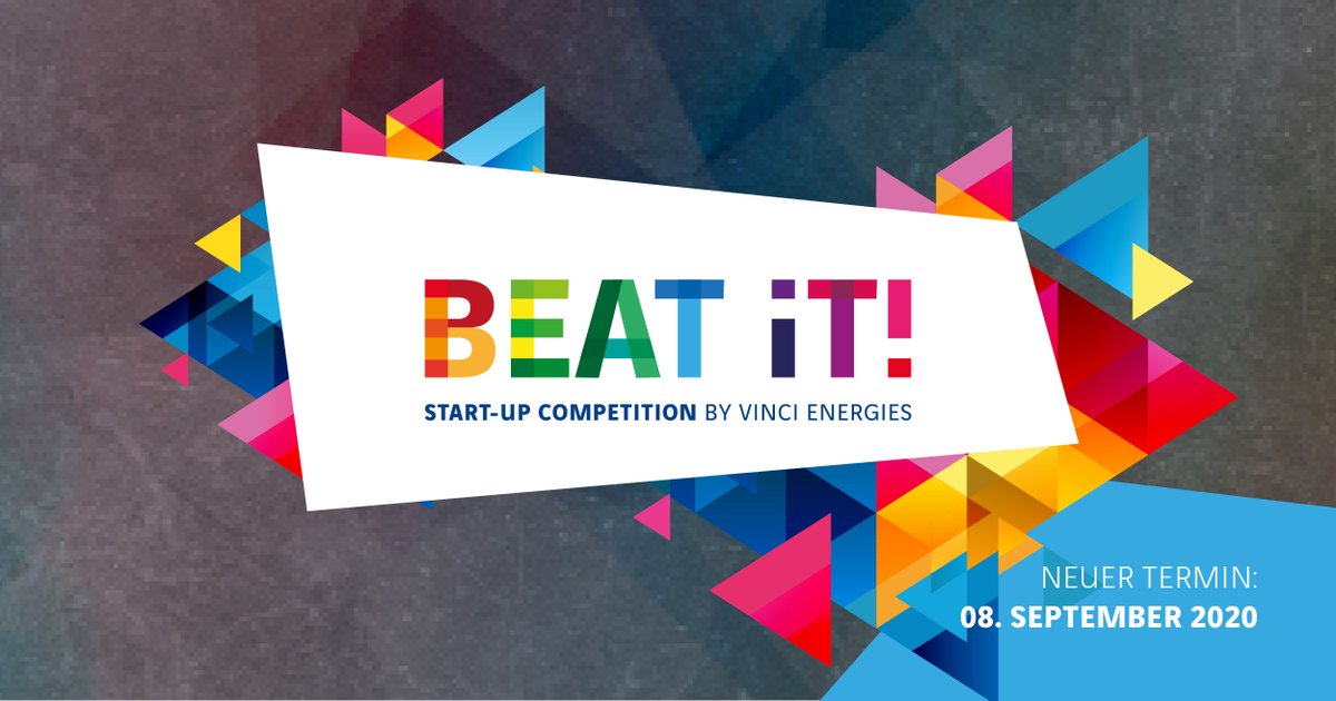 ActemiumD's tweet photo. Beat it! – der Startup-Wettbewerb von @VINCIEnergies wird durch die Absage der @hannover_messe auf den 8.9.2020 in unserer Digitalschmiede in Frankfurt verschoben! https://t.co/rHEbFN05dH #smartsafety #smartmanufacturing #smartquality #digitalschmiede #startups #innovations https://t.co/k898mDZ7zD