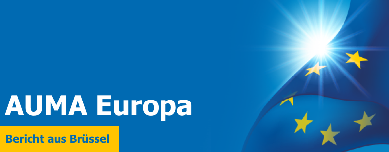 AUMAeV's tweet photo. Gerade erschienen: AUMA Europa - unser Bericht aus Brüssel. Mit aktueller Berichterstattung zur #Corona-Pandemie, aber auch weiteren Themen zur #Messewirtschaft in #Europa. https://t.co/LZCuCENiMA #Messe #Messerecht #Messevisa https://t.co/FDgcm24ogX