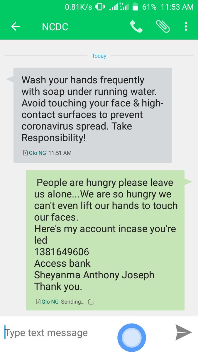 JHAE_OFFICIAL's tweet image. @NCDCgov please help us
#funke #evss #StayAtHome