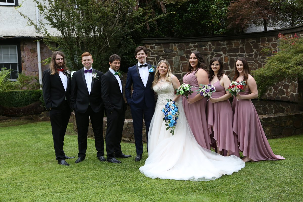 eevee1188's tweet photo. On Feb 28th I was lucky enough to marry my best friend. 
It was truthfully the best day of my life.
There was mist, bees, a big princess dress, laughter, love, a dinosaur and it was all wrapped up in a Legend of Zelda theme. Oh and the cake was delicious! https://t.co/DCGX2mn52w