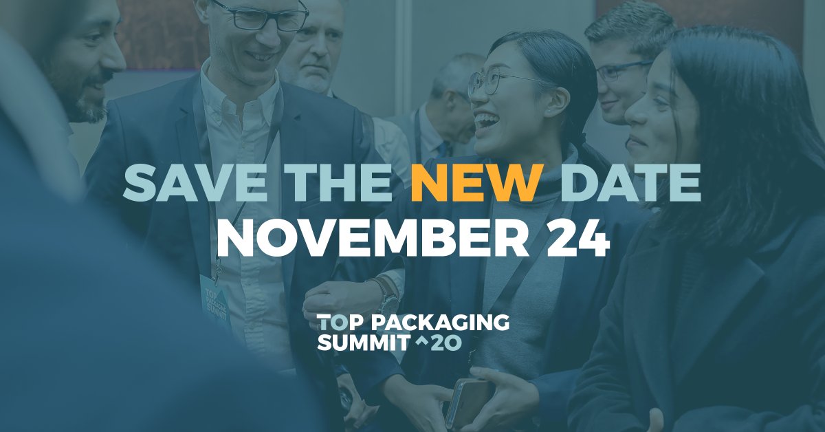 Packbridge's tweet image. In response to current uncertainties, this year's Top Packaging Summit is moved to a new date, November 24, to give more space to our guests for making plans in these turbulent times. Get updated on the announced speakers: toppackagingsummit.com
