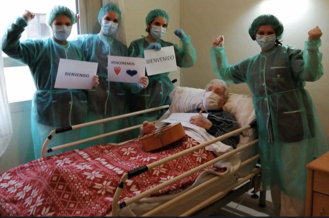 Tiene 98 años y se ha curado. En Sevilla. 💪🏼