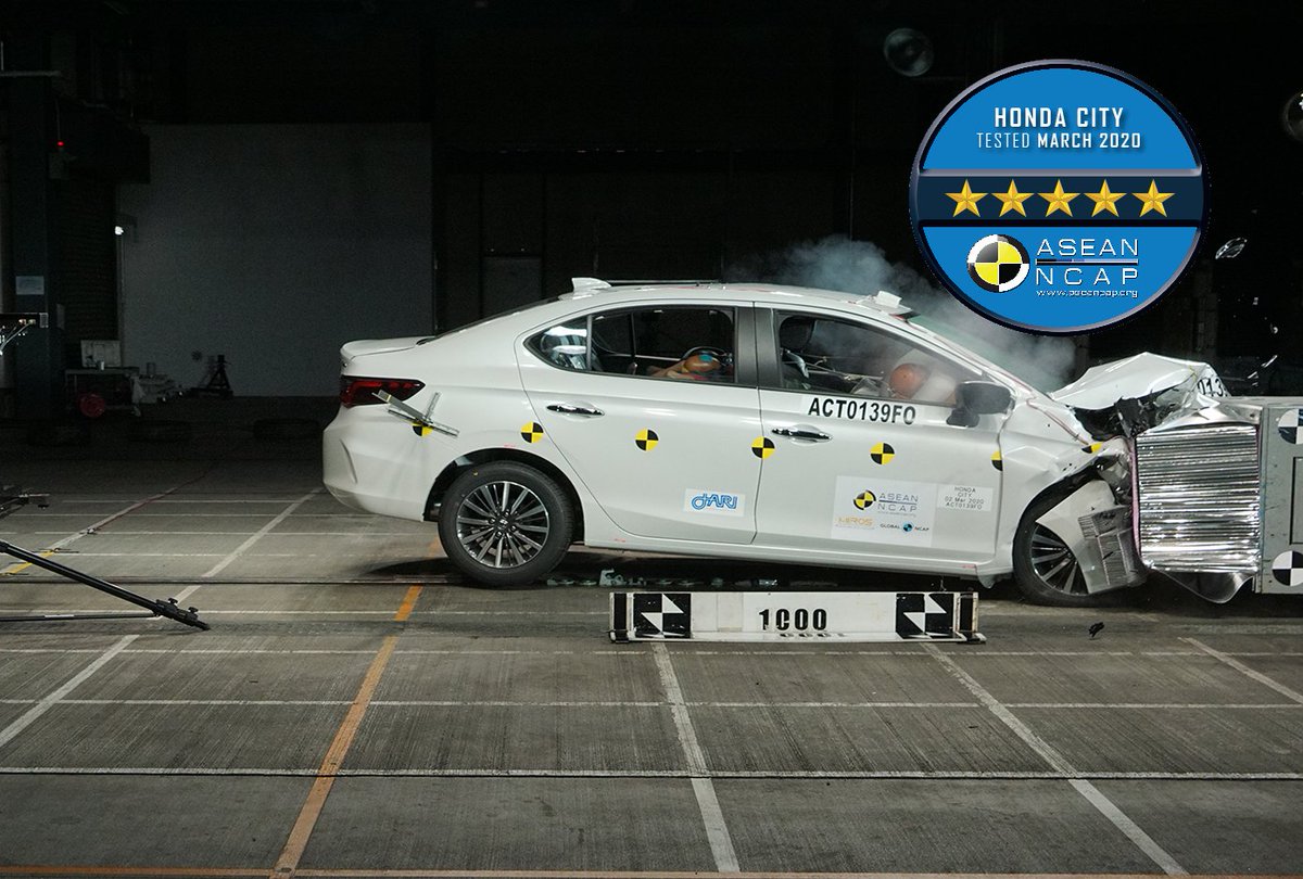 aseancap's tweet photo. The latest assessment result by @aseancap on the new Honda City. Honda City was awarded with 5-Star rating with an overall score of 86.54 points. Result details and press release can retrieved from the links below.
https://t.co/YqEI3usW2C
https://t.co/jdzPaFOdSC

#StaySafe https://t.co/VnrbMjfcf6