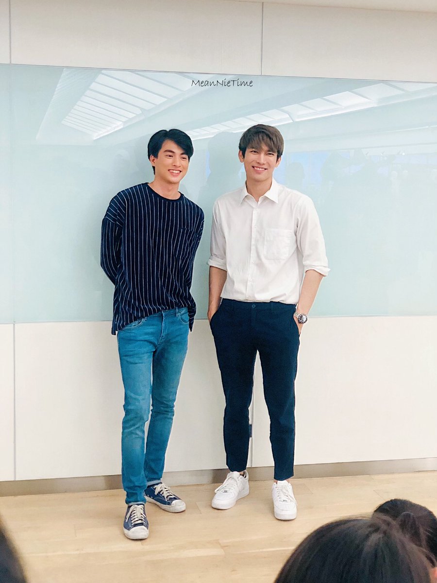 Convo of mewlions w/ Gulf after casting...Fans: "Who do you like to play with the most?"Gulf: MEWFans: "How did Mew act?"Gulf: Mew's acting is very good & handsome too.Fans: "Can we take a photo of you & Mew together?"Gulf: YES!THAT'S HOW THEY GOT THEIR 1ST PHOTO TGT 