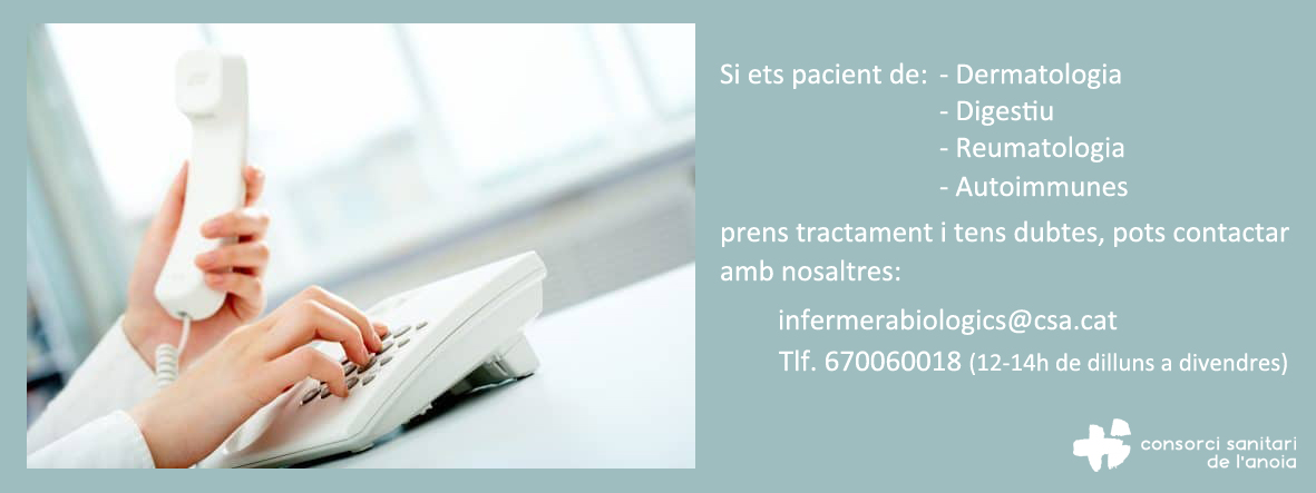 Hospitaligd's tweet photo. ✅ Avís per als pacients de #dermatologia #digestiu #reumatologia o #autoimmunes https://t.co/ZmGKOtzw3J