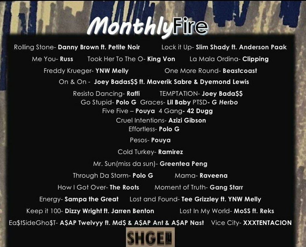 StogeHandGang's tweet photo. 1st MonthlyFire playlist put together as an accumulation of SHGE favorite tracks! Check out what Stogies been listening to this crazy March 📆🔥 https://t.co/0UytPKf9Xj