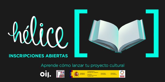 InjuveSpain's tweet photo. ¡Nueva edición del Proyecto Hélice! 

¡Aprende cómo lanzar tu proyecto cultural!

Dirigido a jóvenes de 18 a 29 años. Gratuito y para hacer desde casa. 

+ info: https://t.co/WBPMWFTs1u https://t.co/FTYhzyc0lZ
