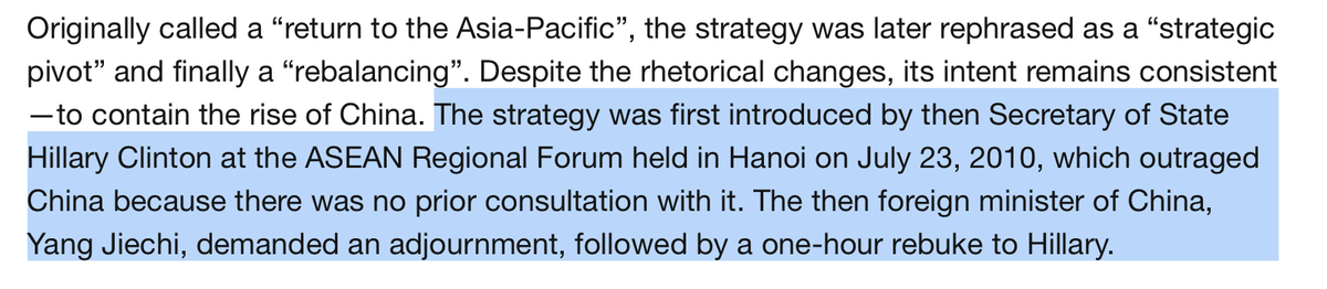 China was playing it in a way that Obama and Hillary Clinton were chasing their own tails even in mere semantics. This is the sign of the sort of psychological control China could exercise over the US leadership. And this saw the trade deficit favour China over the years.