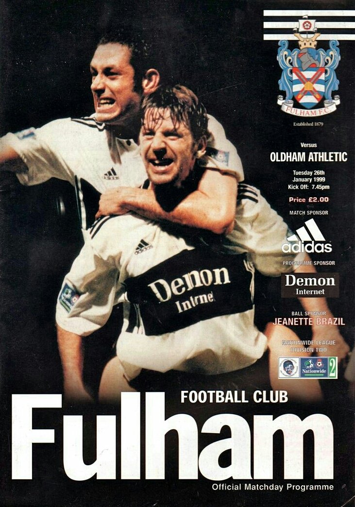21 Year Ago
#FulhamFC #FFC #TheCottagers #Fulham #OldhamAthleticFC #OAFC #Latics #OldhamAthletic