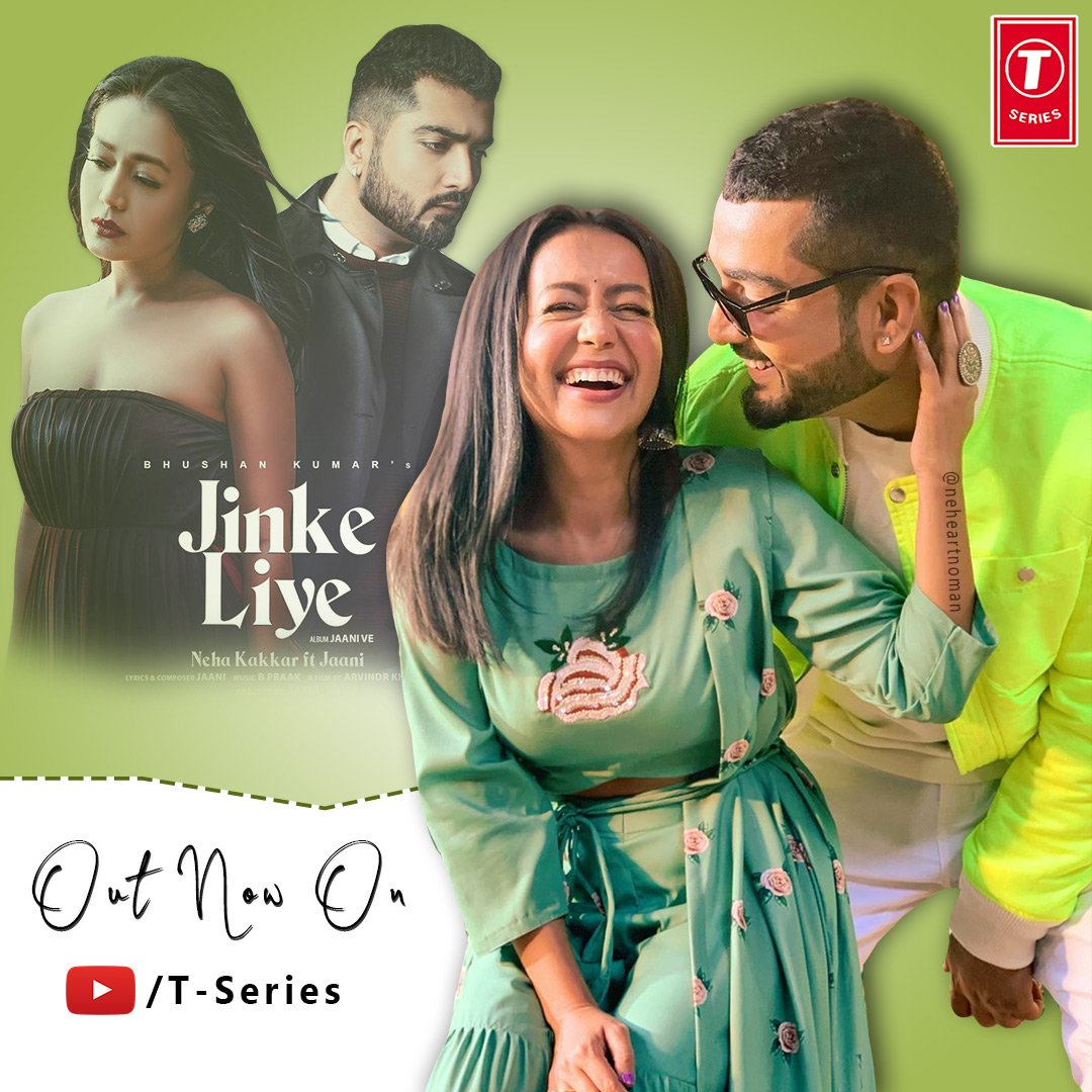 NeheartNoman's tweet photo. Go and check it out on @TSeries 's Official YouTube Channel.
#NehaKakkar #JinkeLiye #JinkeLiyeByNehakakkar https://t.co/nj1bkpOESd