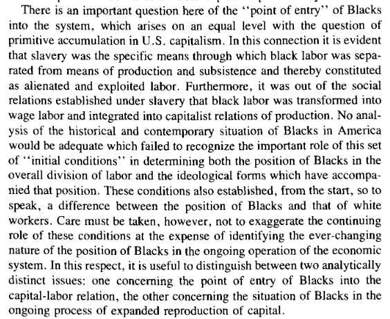 Kamala Harris's response to America making amends for labor theft: "So I'm not gon' sit here and say I'ma' do something that's *only* gon' benefit Black people! No!"OK, now this is how her father, Marxist Stanford economist talks about the history of Black labor in America: