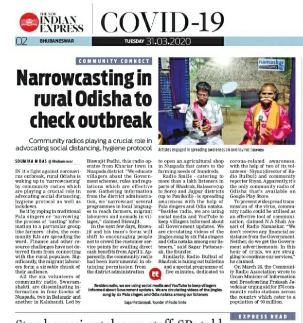RadioBulbul's tweet photo. Community Radio was, is and will  always be bridge between community to give information.@skilledinodisha @PradeepJenaIAS @MIB_India @PMOIndia @IPR_Odisha @HFWOdisha @ANI @otvnews @UNICEFIndia @dpradhanbjp @SecyChief @warriorimranali @tarique_koshish @ShahAnsariLive https://t.co/9KFXmGf9FJ