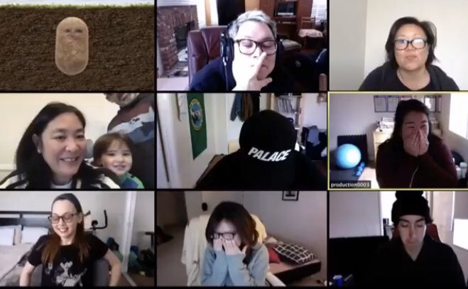 simonworld's tweet photo. You haven’t lived until you’ve been in a project status meeting led by a potatoe. 🙌🏼 https://t.co/dEqonuBLwz