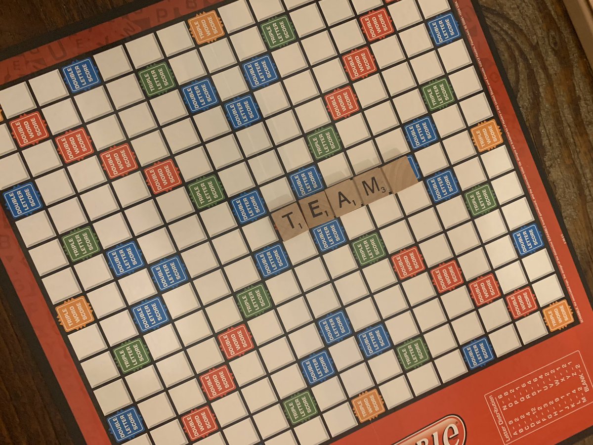 Lesliemdurst's tweet photo. The hubs is kicking off our game with the perfect word... #heresoursign #teamcomal https://t.co/hnGHl5oNMM