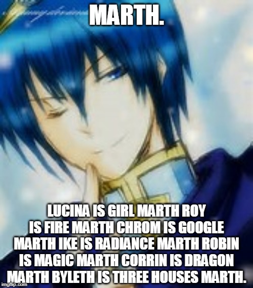 "Everybody is Marth!"