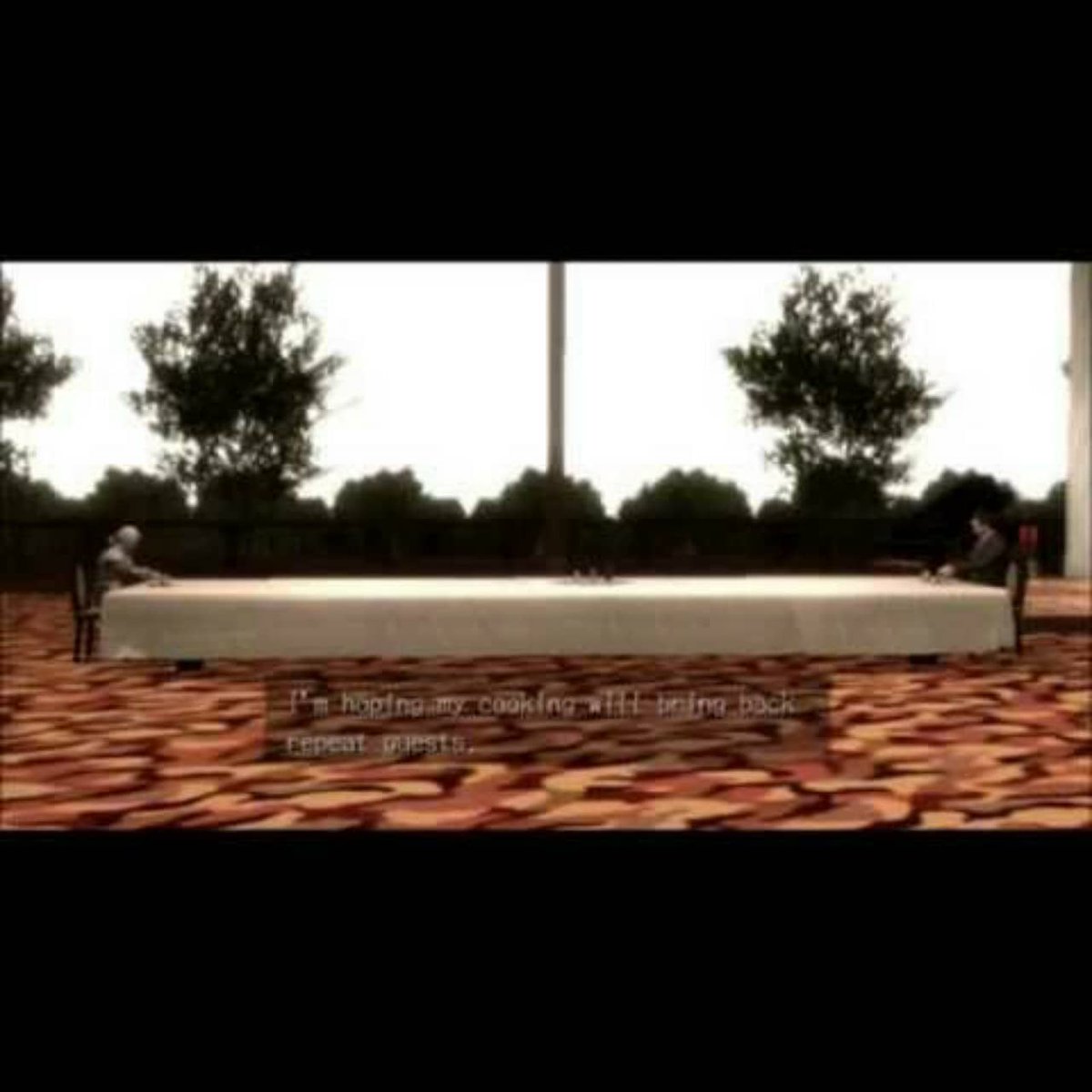 TIPS : 
Everybody, please keep distance.
York knows how long distance we need To prevent infection COVID-19 during Dinner with others.
Stay safe. I love you all!!
#COVID19 #deadlypremonition