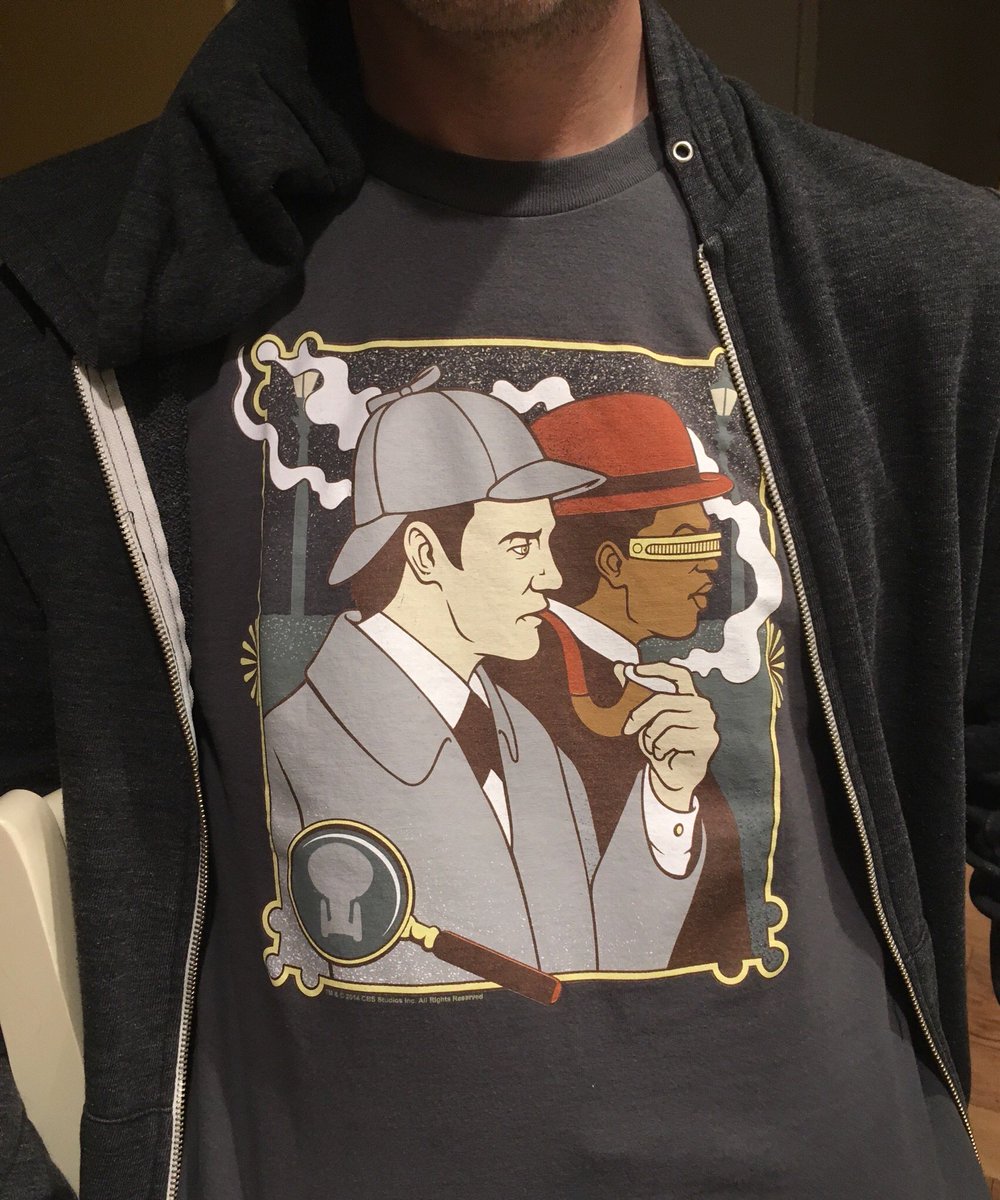 imjohnlock4life's tweet photo. Having a really busy, rough day and spouse came down to dinner in this shirt to cheer me up β€οΈπ₯Ίβ€οΈπ₯°β€οΈ #dataforge #johnlock https://t.co/izaSAHDWb5