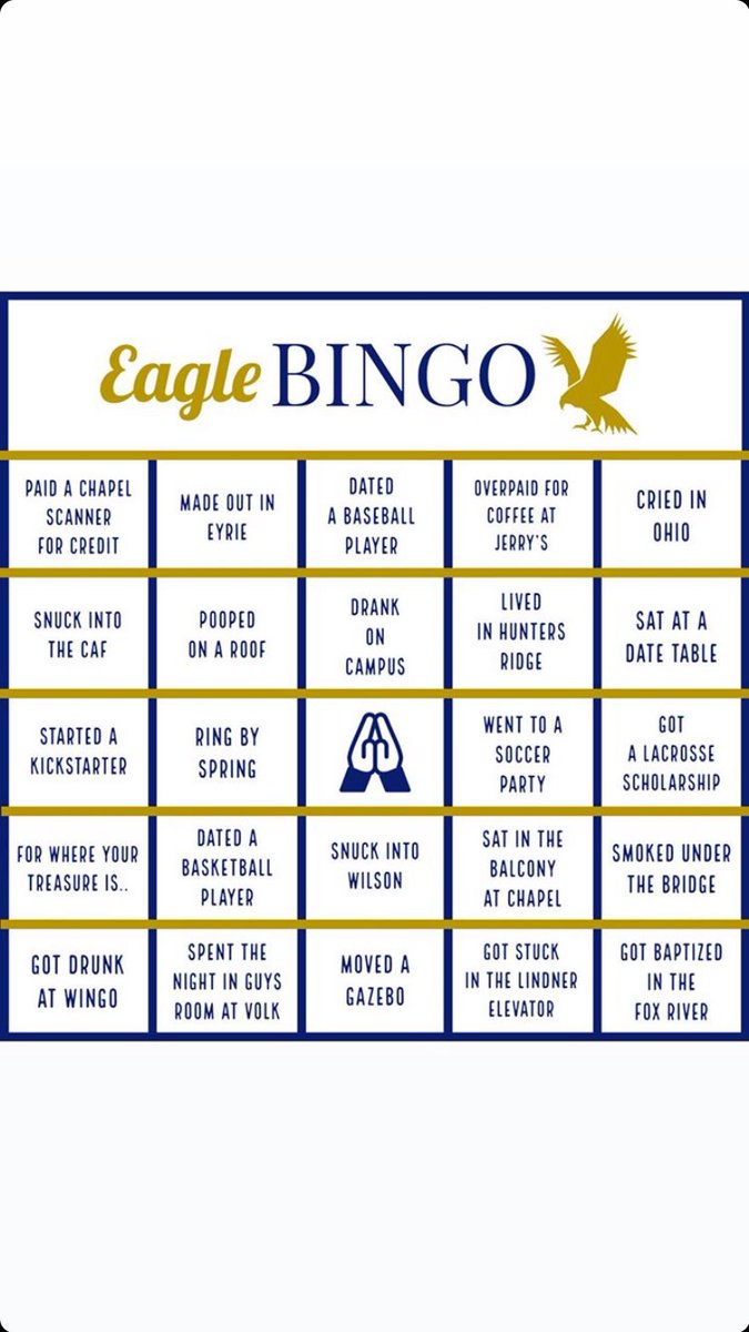 JUGazebo's tweet photo. Let’s see your bingo boards!! Fill them out and post them below!! https://t.co/gPGB7ErD4k