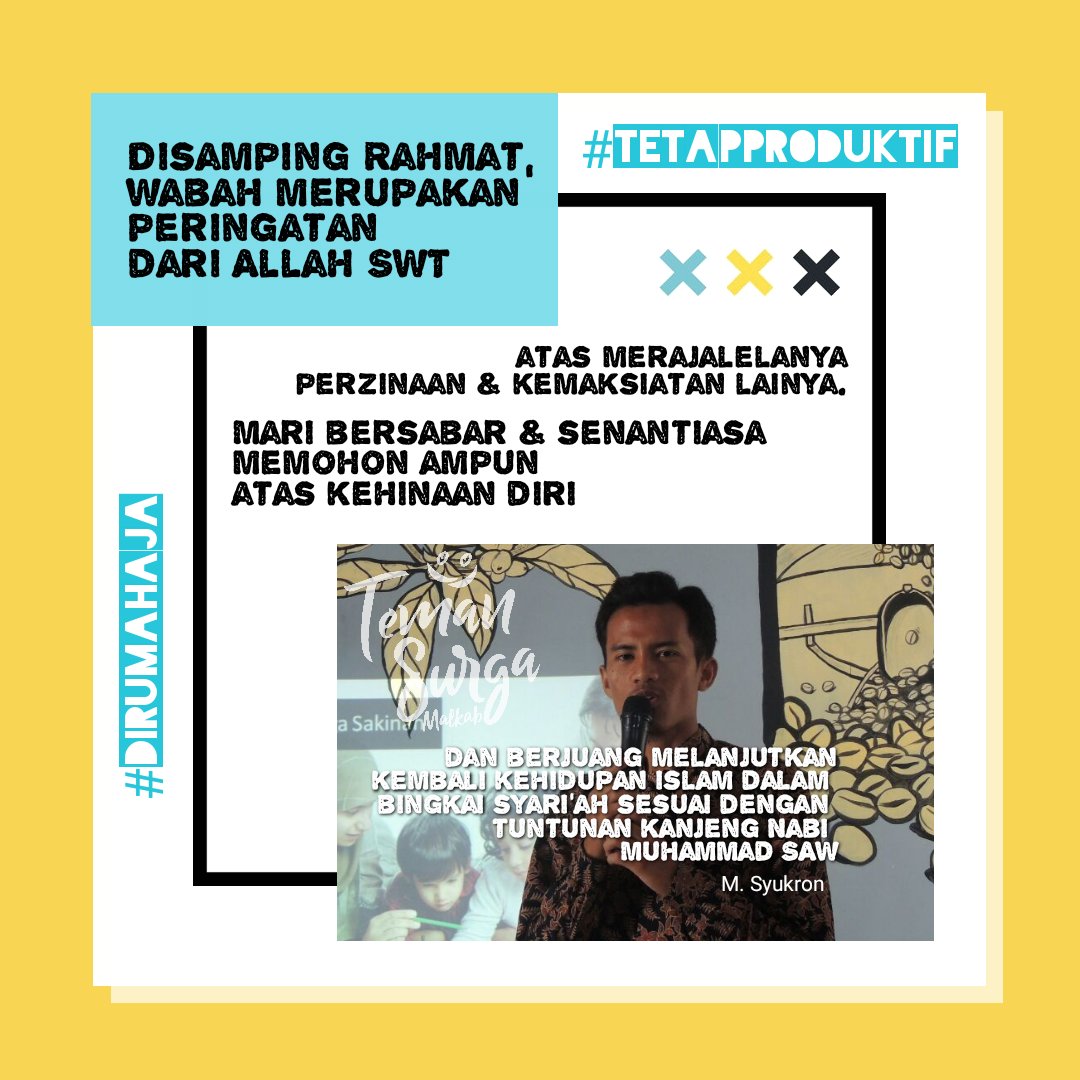 Youthfillah_id's tweet photo. Mari bersabar dan senantiasa memohon ampun atas kehinaan diri dan berjuang melanjutkan kembali kehidupan islam dalam bingkai syari'ah sesuai dengan tuntunan kanjeng Nabi Muhammad SAW
#dirumahaja 
#temansurga https://t.co/lhaiyX2bul
