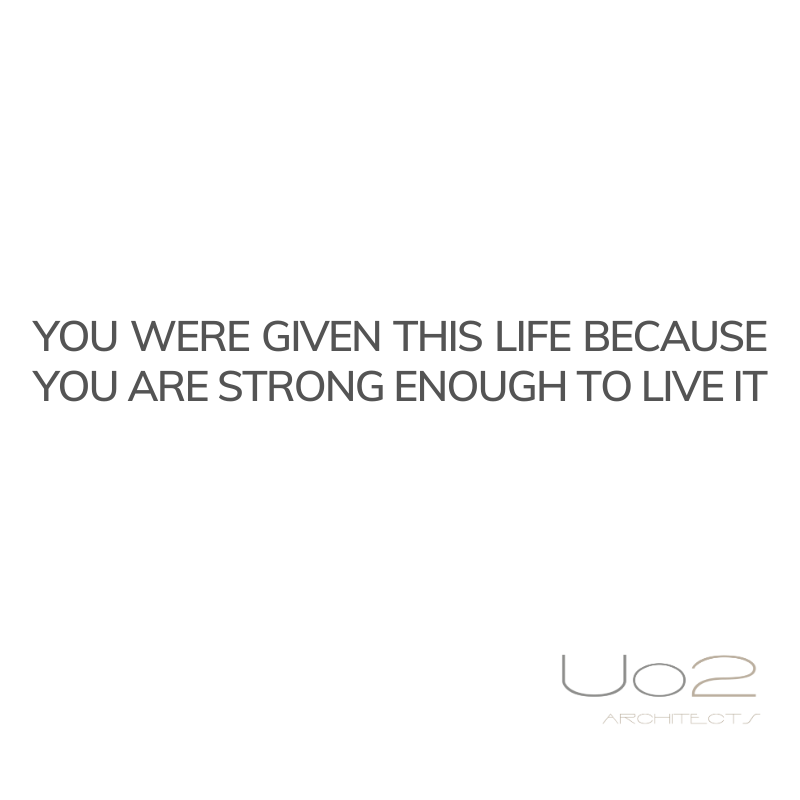 uo2architects's tweet photo. Be Strong! 
#quoteoftheday https://t.co/nz6oXbgqSy