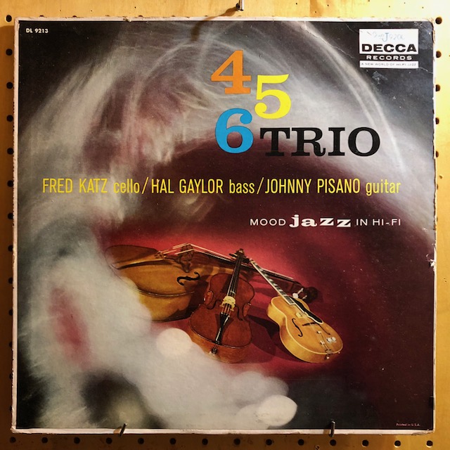 ノアルイズ レコード ジャズ チェロ奏者フレッド カッツらによるトリオの一枚 デッカ ムード ジャズ シリーズの名盤