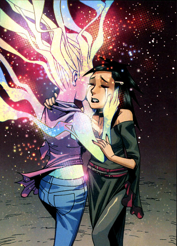 was someone gonna tell me that karo gives nico her bracelet or was i just supposed to read the runaways comics and cry myself