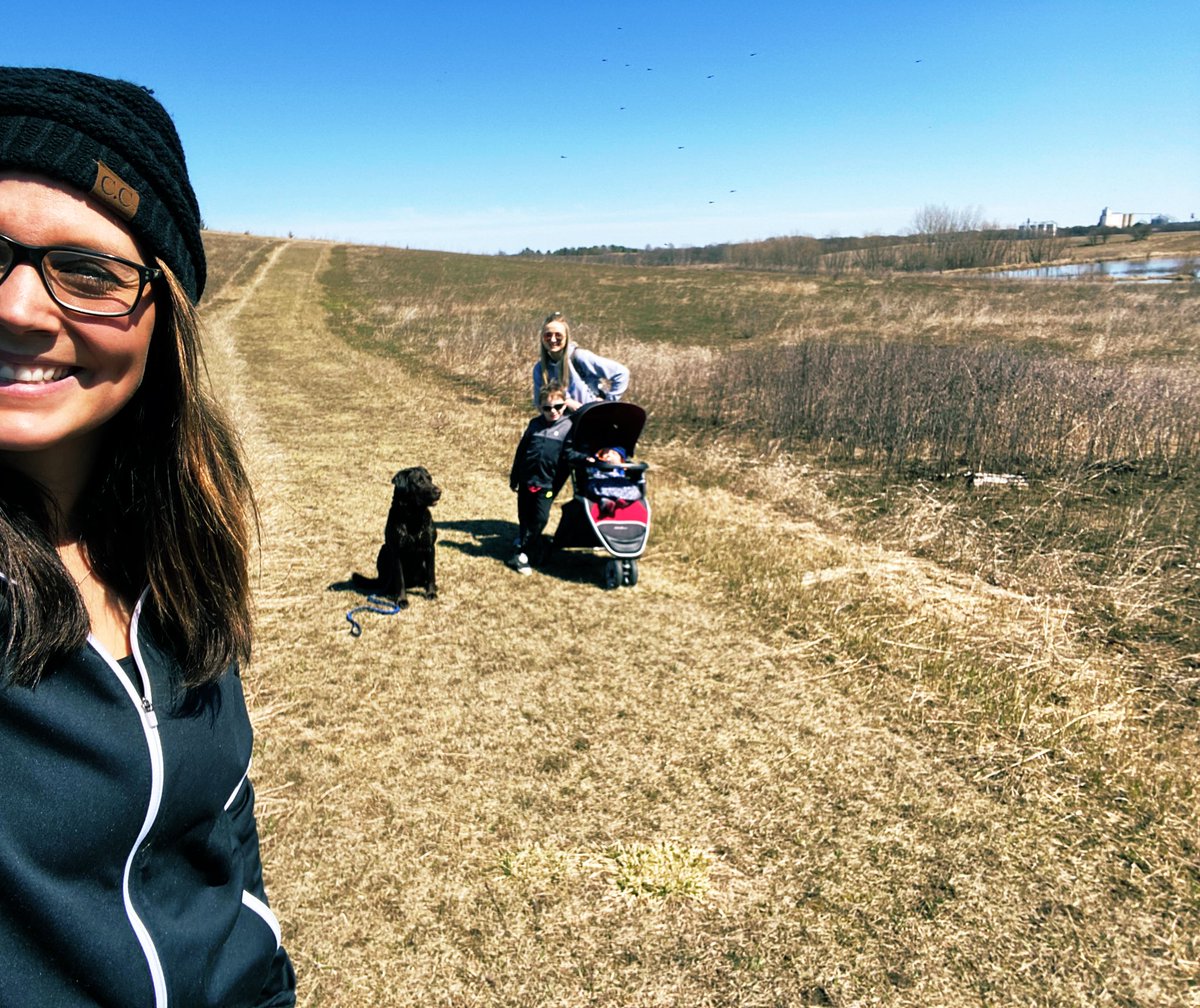 CaleyJohnson77's tweet photo. #SpiritWeek #CharlesCityExperience   Spent Move it Monday walking the trails at The Fossil and Prairie center in Rockford with my Family! ❤️ https://t.co/zIE3ywgwpM