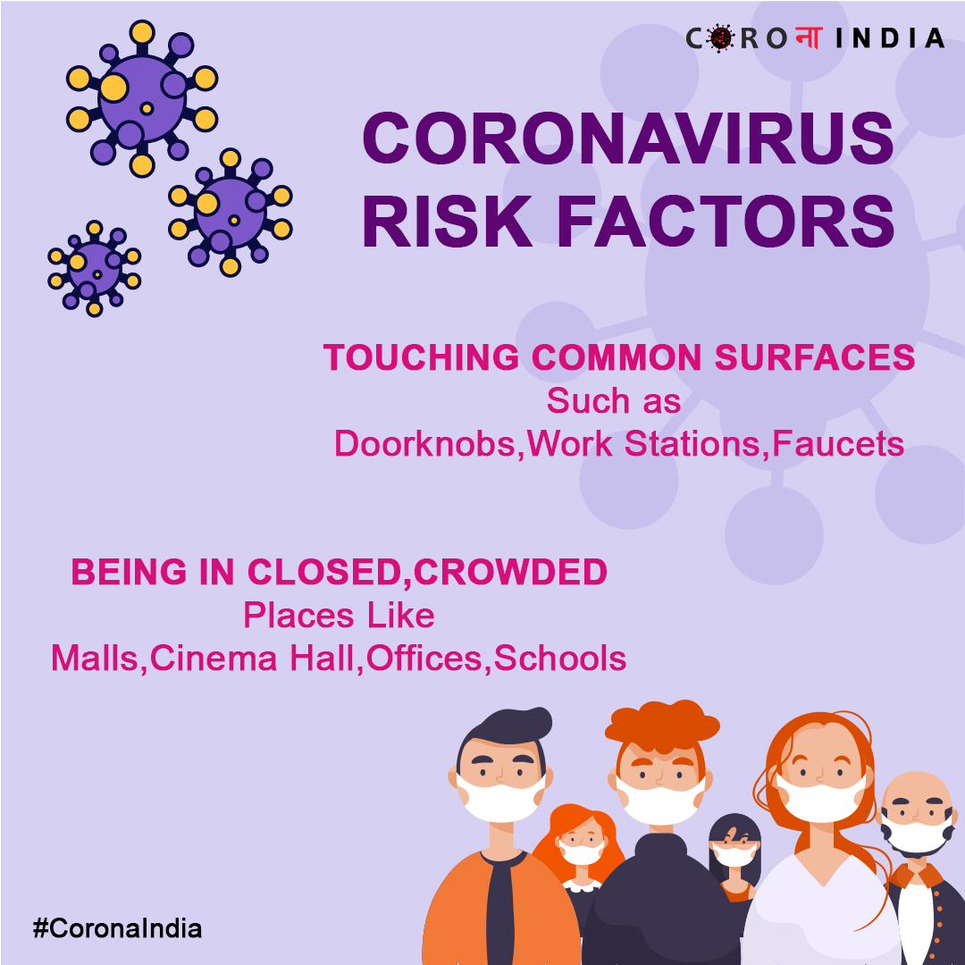 _CoronaIndia_'s tweet photo. Let's Know #CoronaVirus Risk Factors
#corona #coronavirus #riskfactor #coronariskfactor #socialdistancing #NovelCoronaIndia #coronaupdate #CoronaAlert #china #breathing #breath #foryou #ttend #trending #protect #CoronaVirusUpdates #india #follow #trendingnow #followforfollowback https://t.co/r2QjAQEfNS