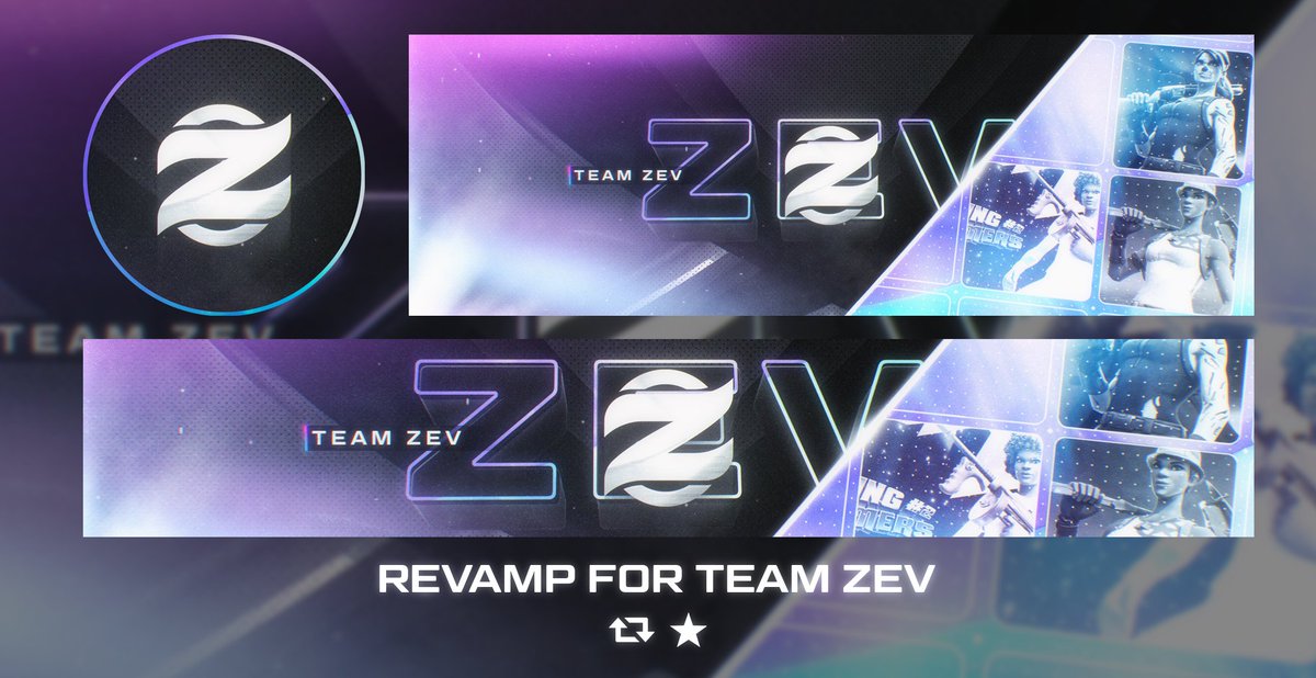 HydrexArtworks's tweet photo. Rebrand for @team_zev https://t.co/Tj9GxjSEyJ