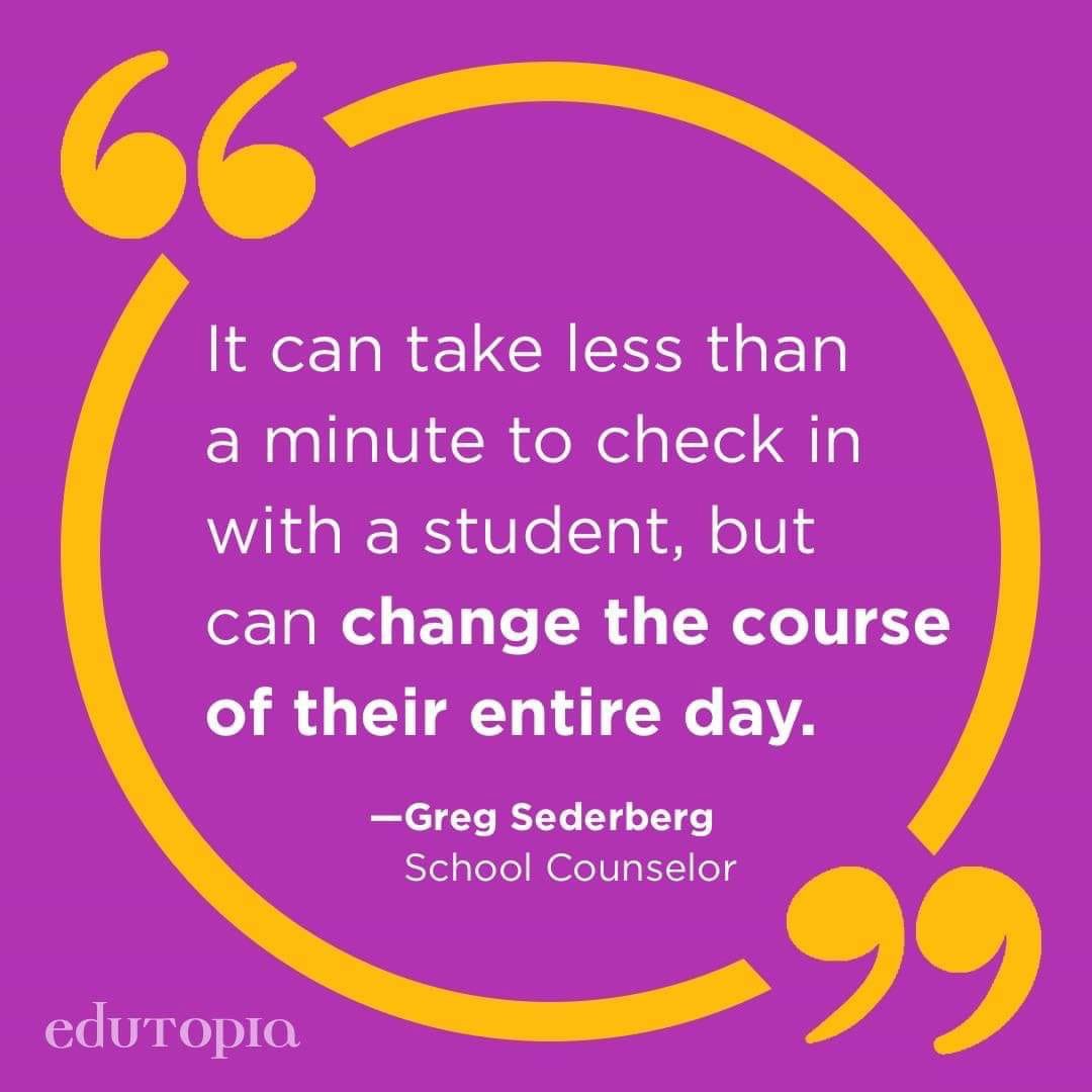 DVac114's tweet photo. So very true!! And relatively easy to do during virtual instruction!  You didn’t work so hard building relationships, to let them go during these uncertain times... show them you care... now more than ever! 🧡💜🧡#KindnessMatters #SEL https://t.co/e0zvTiKmIS