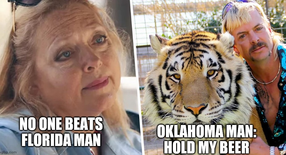 AspenWynter's tweet photo. #tigerkingmemes #TigerKing #FloridaMan #TigerKingChallenge https://t.co/GZTAOUQBcq