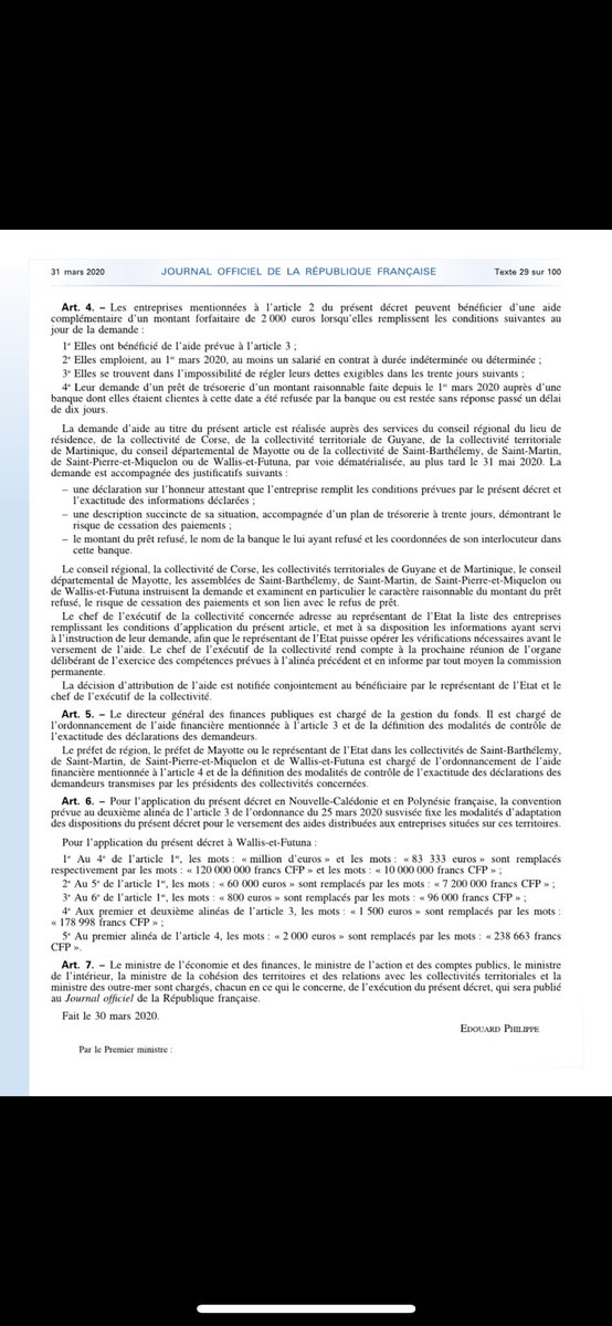 🚨🚨 Decret FSE, fonds de solidarité des entreprises 🚨🚨
#payonsnosfournisseurs
#COVID19 #coronavirus