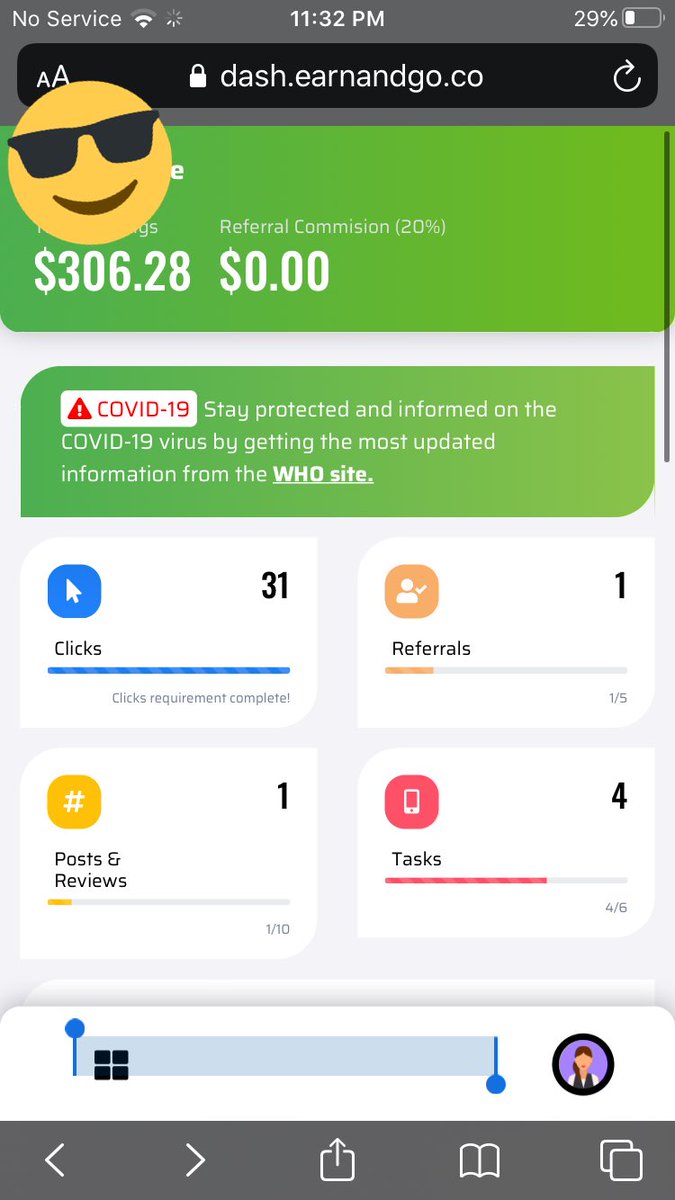 share.earnandgo.co/Silentroar Look at that, 300 already. Do me a favor and sign up for ya pal