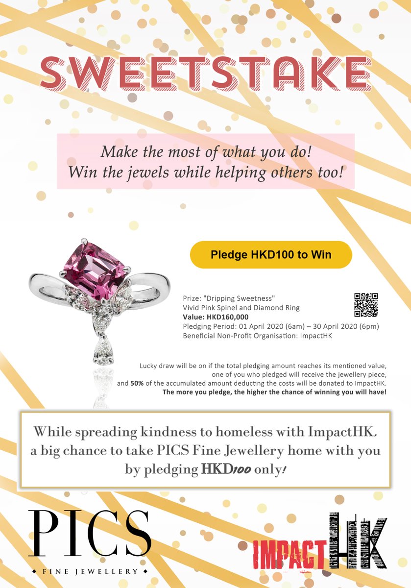 We've partnered with Pics Fine Jewellery to hold a "Sweetstake" where you can bid to win jewellery while raising money to help the homeless

💙

It starts on April 1st and you can pledge here picsfinejewellery.com/sweetstake-rou…

💎

#PICSFineJewellery #Sweetstake #KindnessMatters
