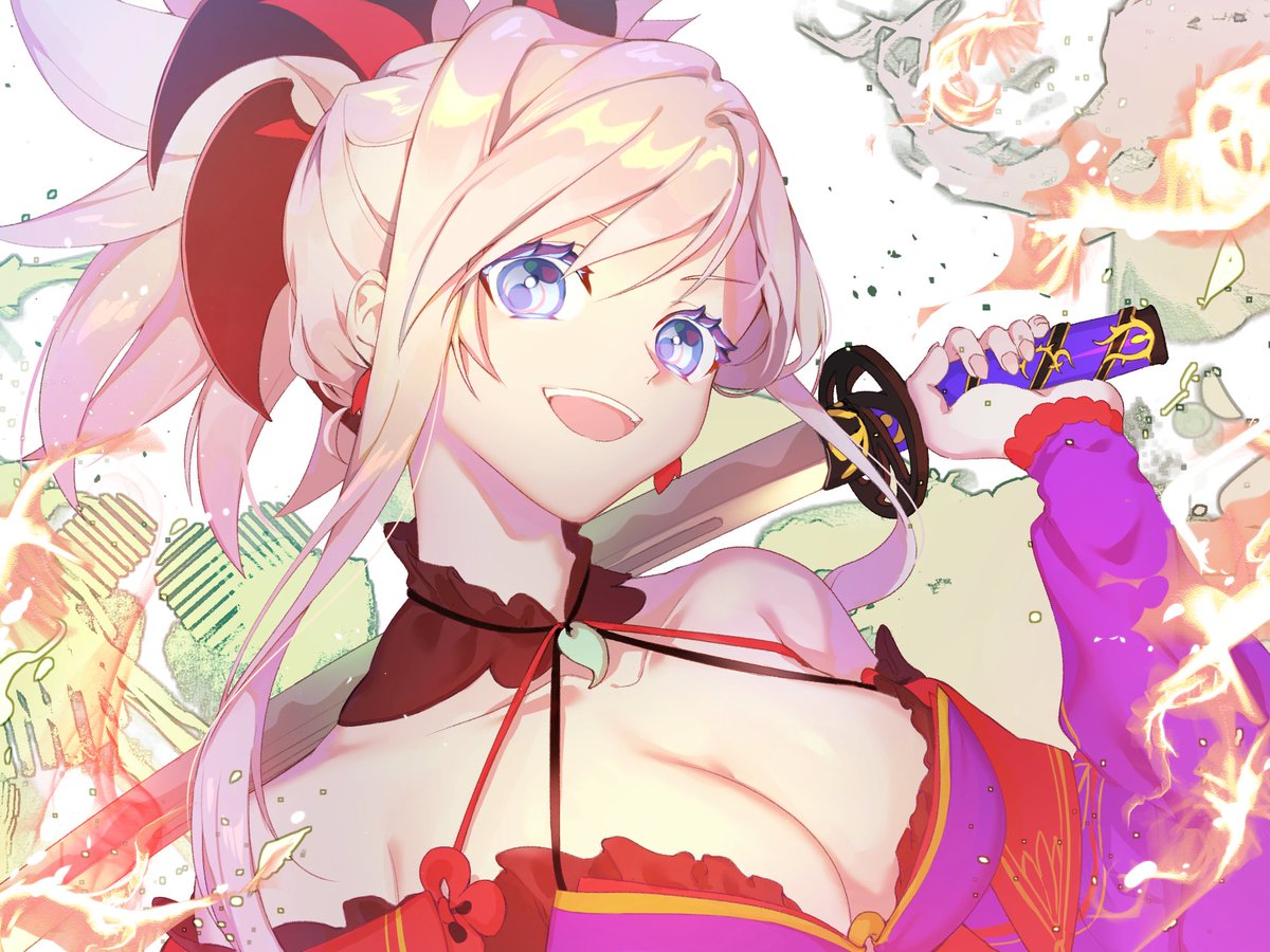 宮本武蔵(Fate) 「武蔵ちゃん 」|緋狩のイラスト