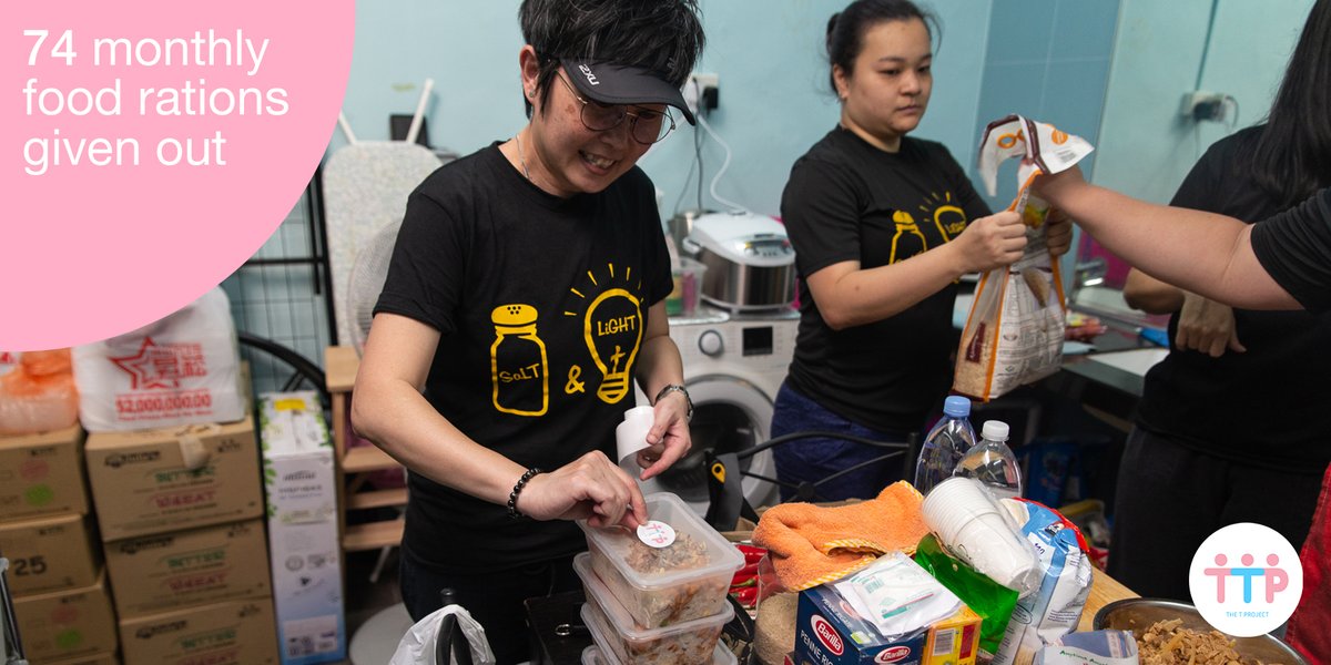 thetprojectsg's tweet photo. Not only do we provide a shelter for the low-income at @therprojectsg, we help distribute food rations all throughout #Singapore.

This is only made possible with an amazing team of volunteers and incredible donors. https://t.co/1TcGtcX1zb