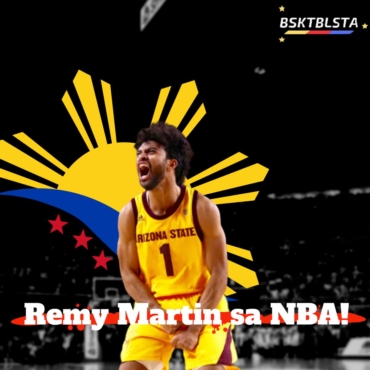 Gilas Pilipinas Prospect and Arizona State Guard Remy Martin nag deklara na para sa NBA Draft! Good luck Remy! Ano masasabi niyo mga ka-Bsktblsta? 🔥🔥🇵🇭🇵🇭🇵🇭
#Bsktblsta #RemyMartin #NBADraft #NBA #NBATwitter #GilasPilipinas