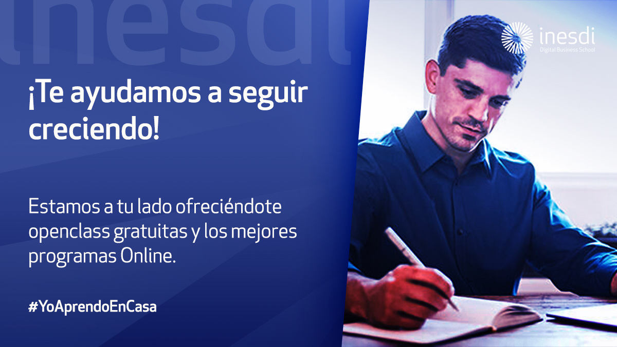 En Inesdi continuamos trabajando para ayudarte a seguir aprendiendo, ofreciéndote openclass gratuitas todas las semanas y los mejores programas online. 
➡ inesdi.com ⬅ 
#YoMeQuedoEnCasa #YoAprendoenCasa <a href="/adigital_org/">Adigital</a>