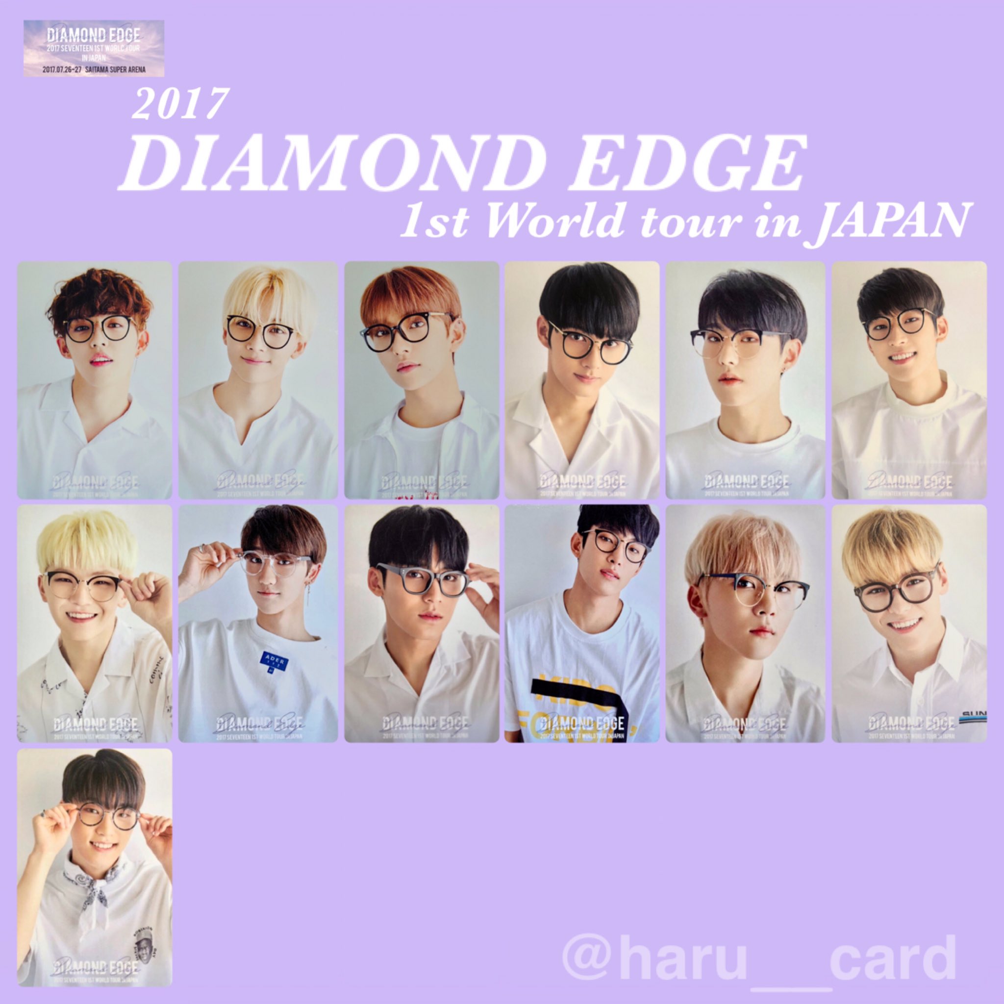 アイドル SEVENTEEN - SEVENTEEN DIAMOND EDGE 2017 in Japan TEASER] 2017 SEVENTEEN 1ST WORLD TOUR 'DIAMOND EDGE' in