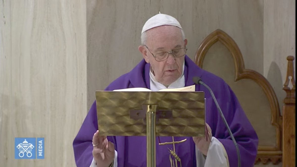 zenitfrancais's tweet photo. Intention de prière de la messe @Pontifex ce #31mars2020 "Prions aujourd'hui pour ceux qui sont sans domicile fixe... que l'Eglise les accueille" https://t.co/KGhM8de57b