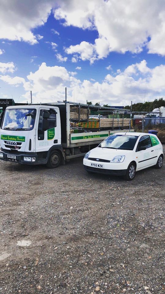 <a href="/ThurrockL/">Thurrock Scaffolding Services ltd</a> remembers the days...of our 1st #scaffolding lorry and van in our old branding. We are so #proud of how far we have come since and we hope to weather through these difficult times. We erect temporary structures, but our vision is to build long lasting relationships.