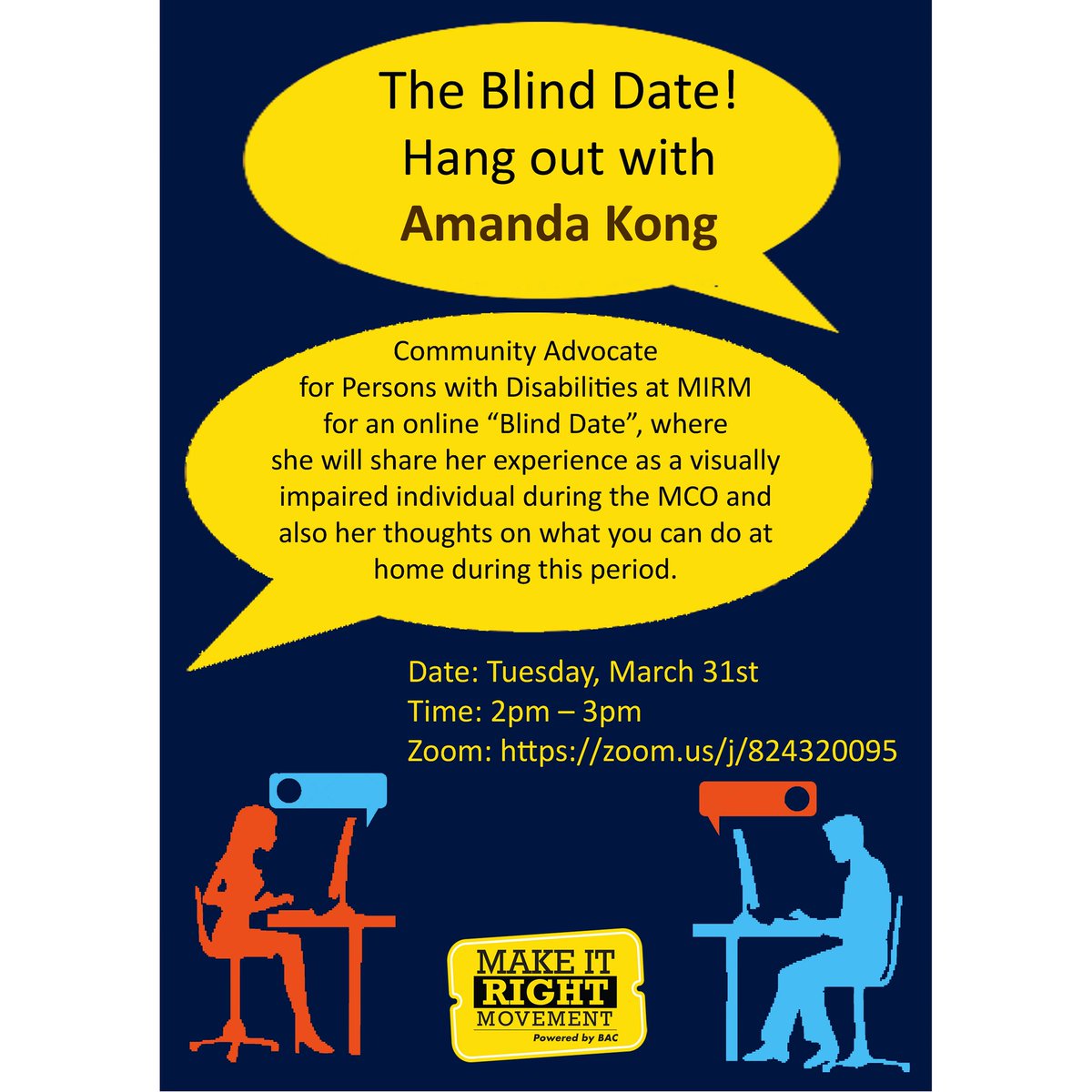 makeitrightMY's tweet image. The blind Date!
Ready more at our Facebook page :facebook.com/95295900142532…