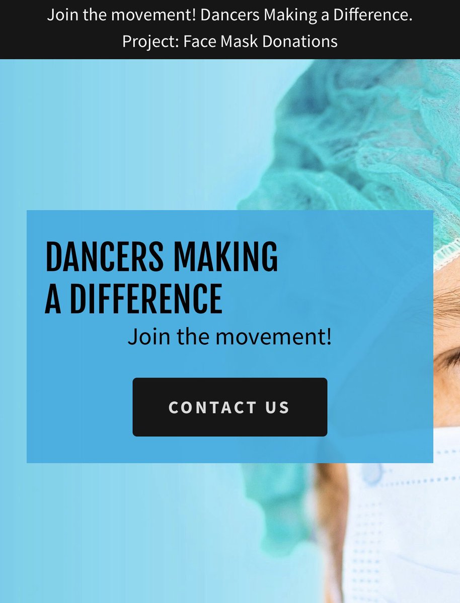 Dancers & dance family, here is a wonderful project that you and your team can be involved in and make an impact! ❤️

Visit dancersmakingadifference.com for more details or if you need help with supplies. #dancersmakingadifference