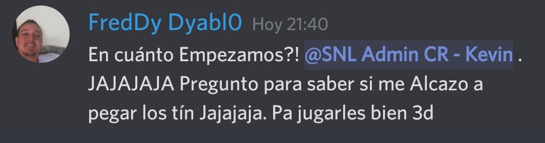No sé si lo leyó <a href="/KevinEscob4r/">Kevin Escobar</a> JAJAJAJAJAJ que gn