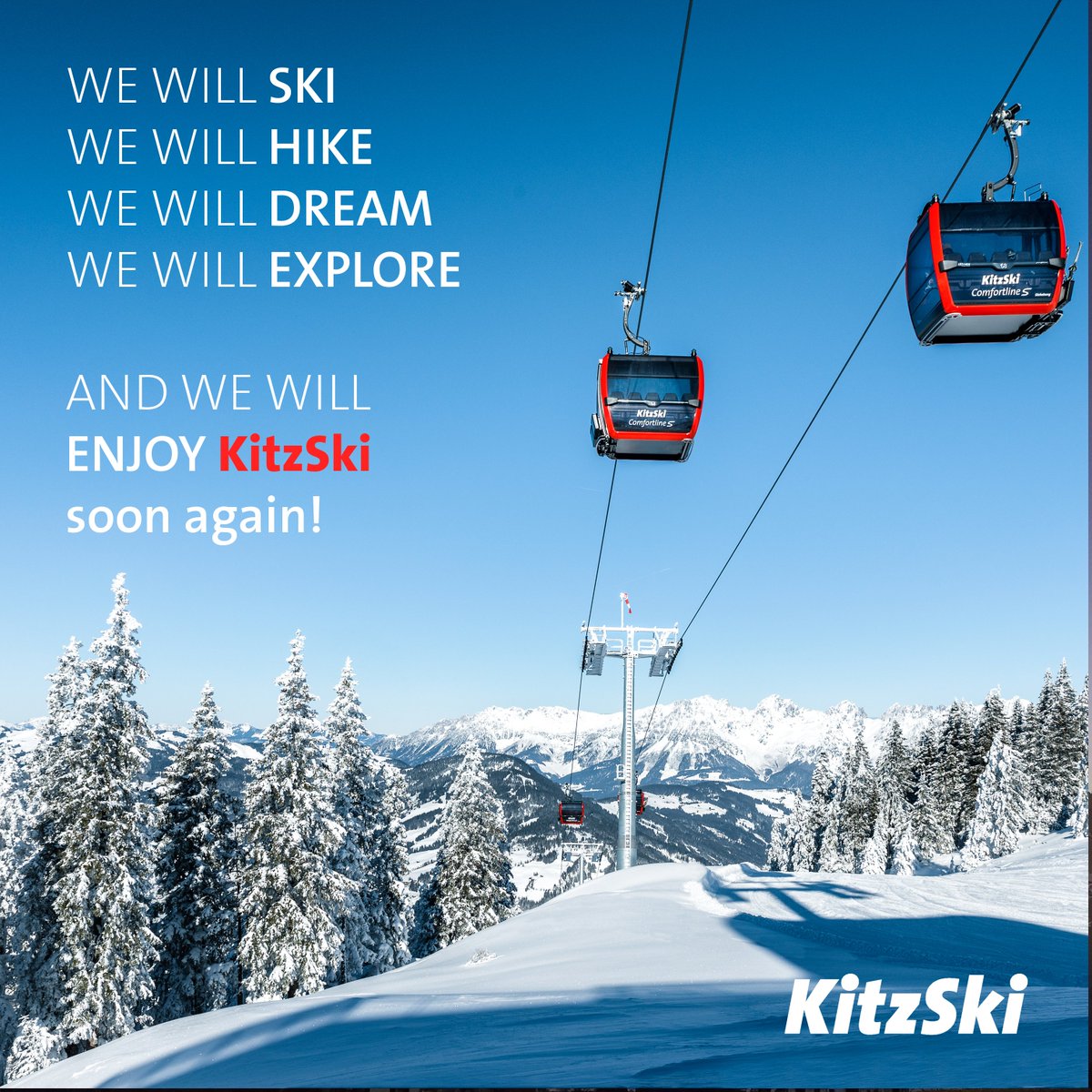 Soon we will enjoy #KitzSki again! #Staysafe #StayHome