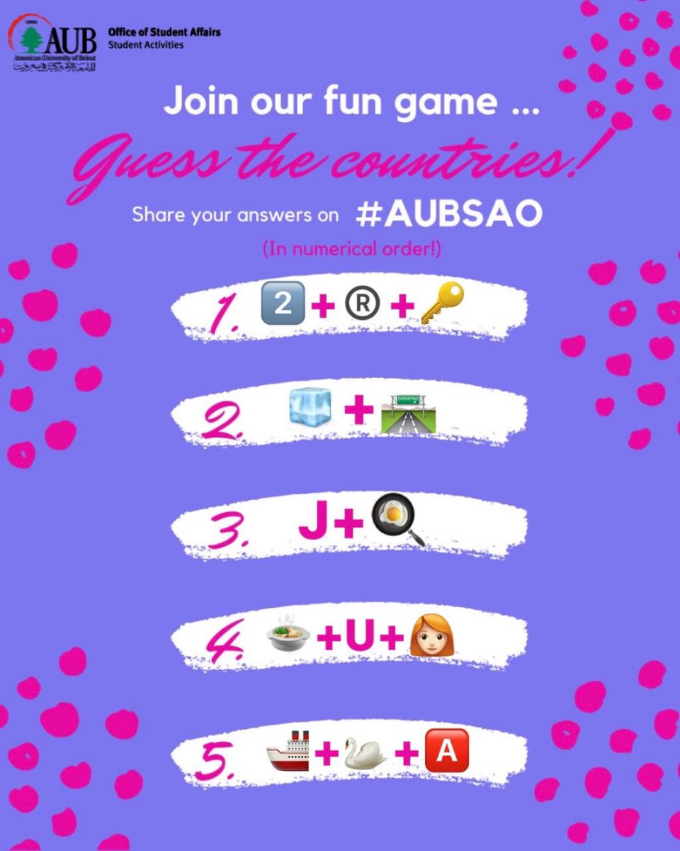 AUB Office of Student Affairs tweet media