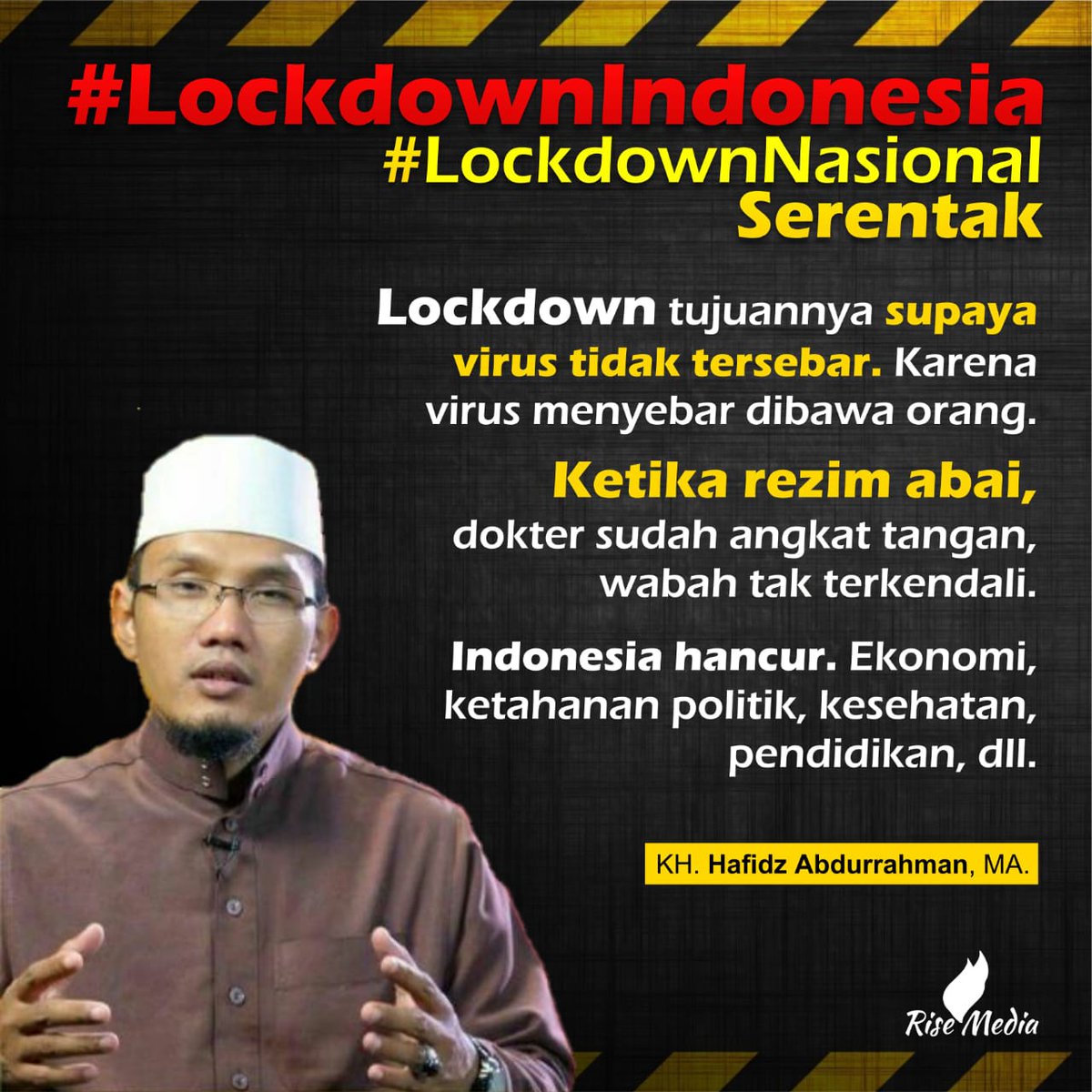 #KhilafahAjaranIslam
#LockDownIndonesia #LockDownNasionalSerentak #TolakDaruratSipil
